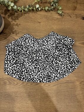 Dori Creations Girls Size 6X Leopard Print Ruffle Skater Skirt